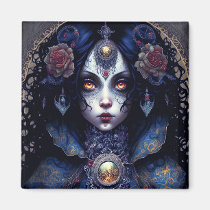 Imã Gótico Lady Gothic Fantasy Art