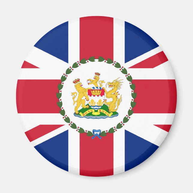 Imã Governador de Hong Kong, bandeira da China (Frente)