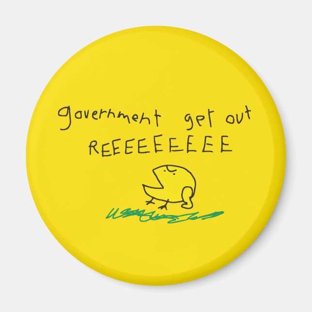 Imã Governo fora REE SNEKRIGHT Bandeira Gadsden (Frente)