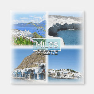 Imã GR0112 Europa, Grécia, Milos, geladeira