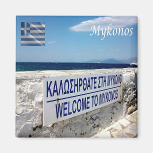 Imã GR - Grécia - Mykonos - Bem-vindo