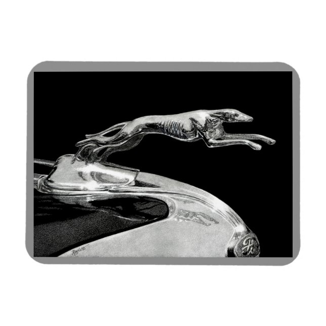 Ímã "Graça Chromed" - Magneta Greyhound (Horizontal)