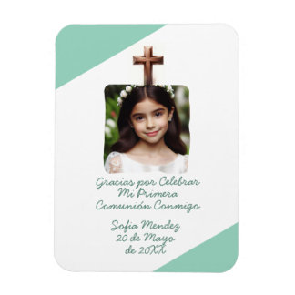 Ímã Gracias por Celebrar Mi Primera Comuniao con Foto