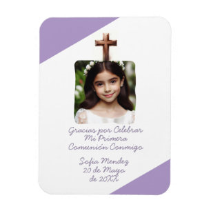 Ímã Gracias por Celebrar Mi Primera Comuniao con Foto