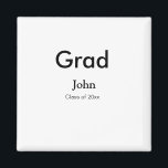 Imã grad boy add name congrats date year text<br><div class="desc">design</div>