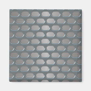 Imã Grade do cromo sobre o olhar inoxidável