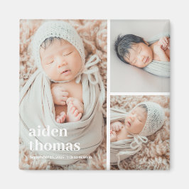 Imã Grade Simples De Três Magnetos Fotográficos Person