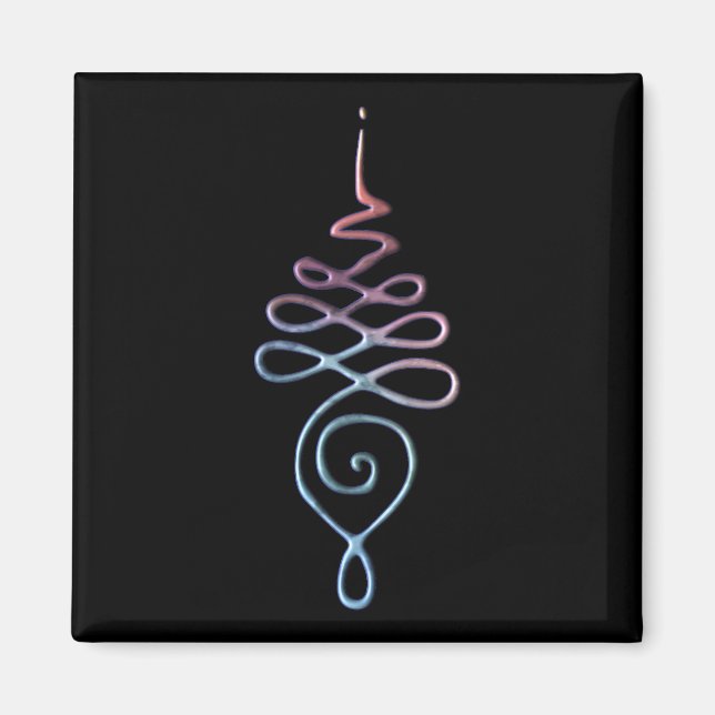 Imã Gradient Unalome (Frente)