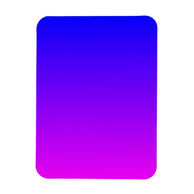 Ímã Gradiente Azul Magenta (Vertical)