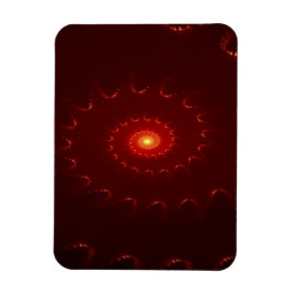 Ímã Gradiente de espiral vermelho fiery