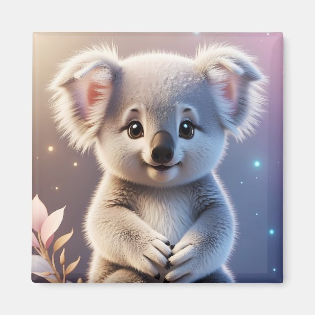 Imã Gradiente de Sonho Fantasia e Bonita Koala (Frente)