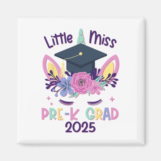 Imã Graduação 2 da Pequena Miss Pré-k Formando Pré-Esc (Frente)