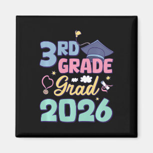 Imã Graduação da 3ª Série 2026 Graduado Orgulhoso Terc