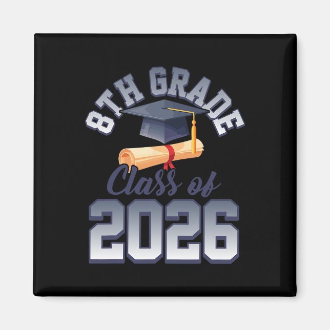 Imã Graduação da 8ª Série da Turma de 2026 (Frente)