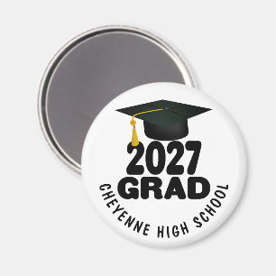 Imã Graduação da Turma de 2027 em Negrito