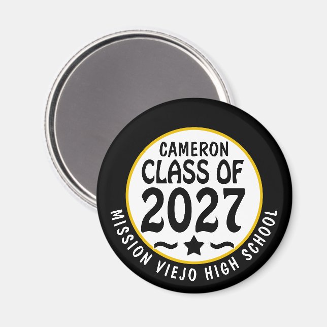 Imã Graduação da Turma Estelar de 2027 (Front/Back)