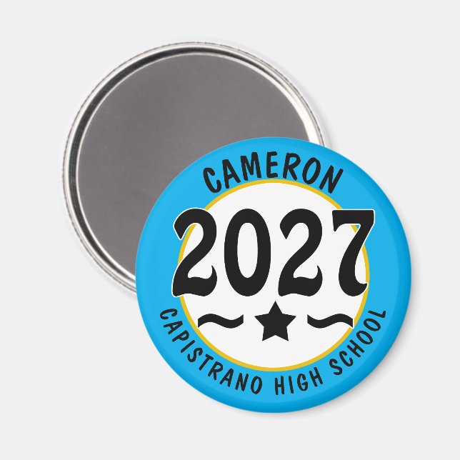 Imã Graduação da Turma Estelar de 2027 (Front/Back)