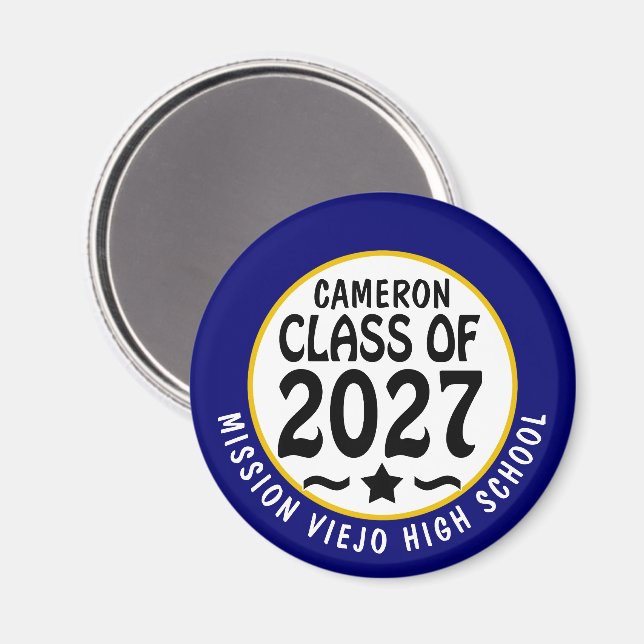 Imã Graduação da Turma Estelar de 2027 (Front/Back)