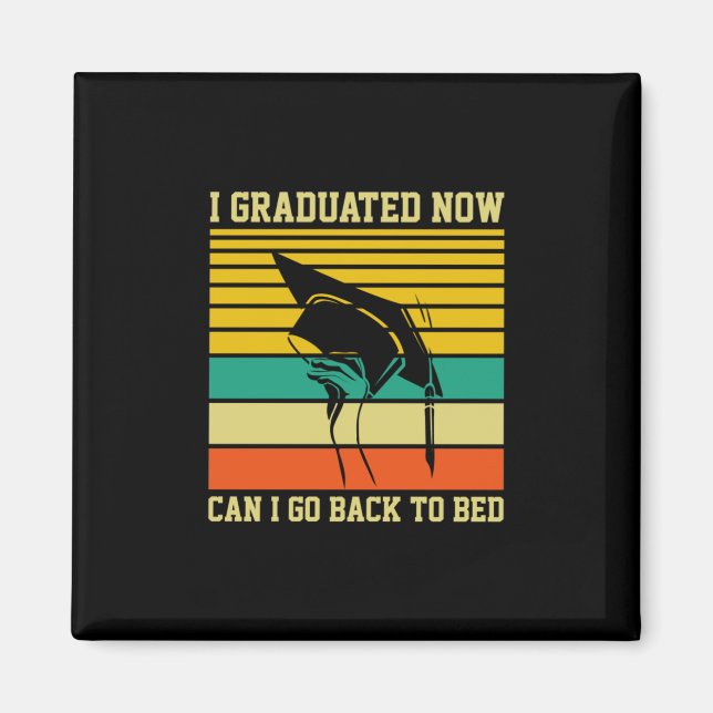 Imã Graduação de Arte | Eu me formei agora (Frente)