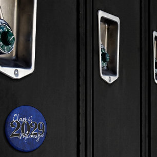 Imã Graduação de Azul Sapphire   Ano de Formando do 