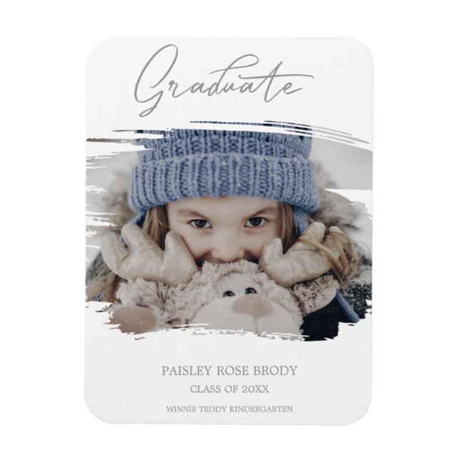 Ímã Graduação De Caligrafia Cuta De Boca Antes Da Foto (Vertical)