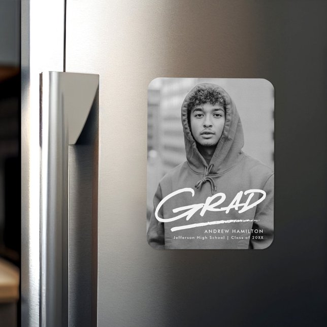 Ímã Graduação de Foto Dash Moderna (Criador carregado)