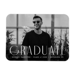 Ímã Graduação de Foto de Simplicidade Moderna