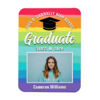 Graduação de Foto LGBTQ do Formando Rainbow