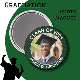 Imã Graduação de Fotos Verde