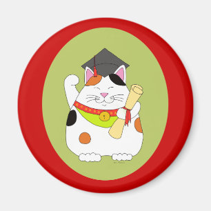 Imã Graduação Maneki Neko
