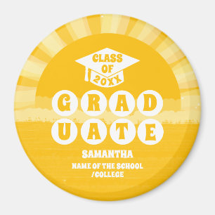 Imã Graduação Retro Sunshine