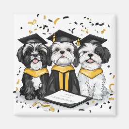 Imã Graduação Shih Tzu Dogs