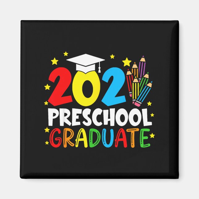 Imã Graduado no pré-escolar 2026 pré-escolar graduado  (Frente)