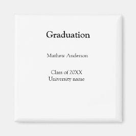 Imã Graduation name class of 20XX university name simp