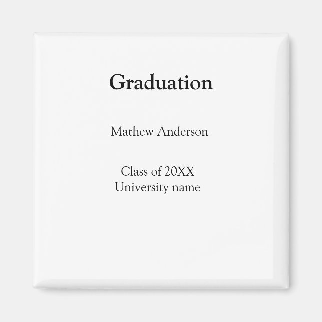 Imã Graduation name class of 20XX university name simp (Frente)