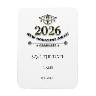 Ímã Graduation Save the Date Magnet / Imán Graduación