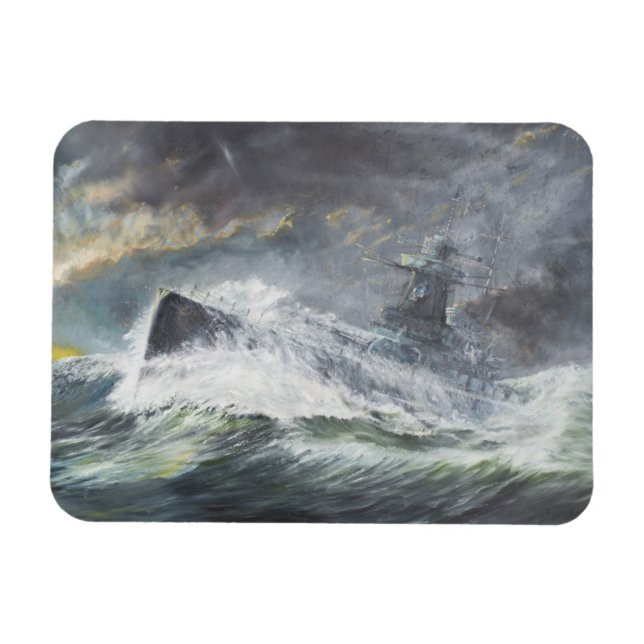 Ímã Graf Spee entra no Oceano Índico em 3 de novembro (Horizontal)