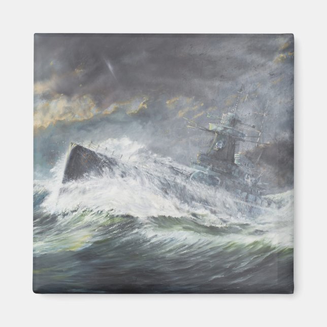 Imã Graf Spee entra no Oceano Índico em 3 de novembro (Frente)