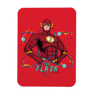 Ímã Gráfico Atômico Flash de Cartoon