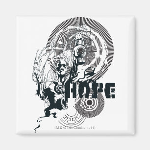 Imã Gráfico azul 4 da lanterna