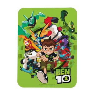 Ímã Gráfico Ben 10 Alienígena Rush