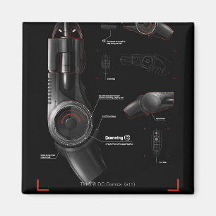 Imã Gráfico de Arma de Acoplamento