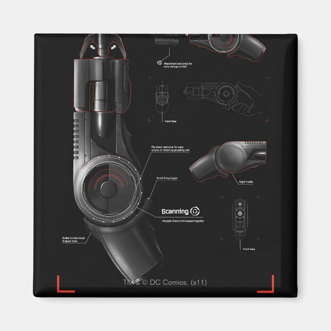 Imã Gráfico de Arma de Acoplamento (Frente)
