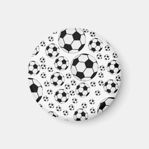 Imã Gráfico de Bola de Futebol Clássico Fã de Esportes