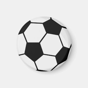 Imã Gráfico de Bola de Futebol Clássico Fã de Esportes