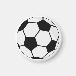 Imã Gráfico de Bola de Futebol Clássico Fã de Esportes