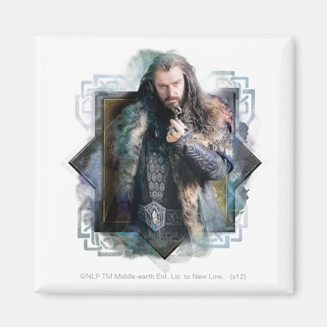 Imã Gráfico de Caracteres THORIN OAKENSHIELD™ (Frente)