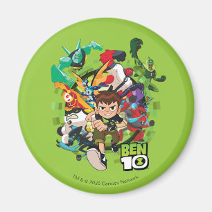 Imã Gráfico de Corrente de Alienígena Ben 10