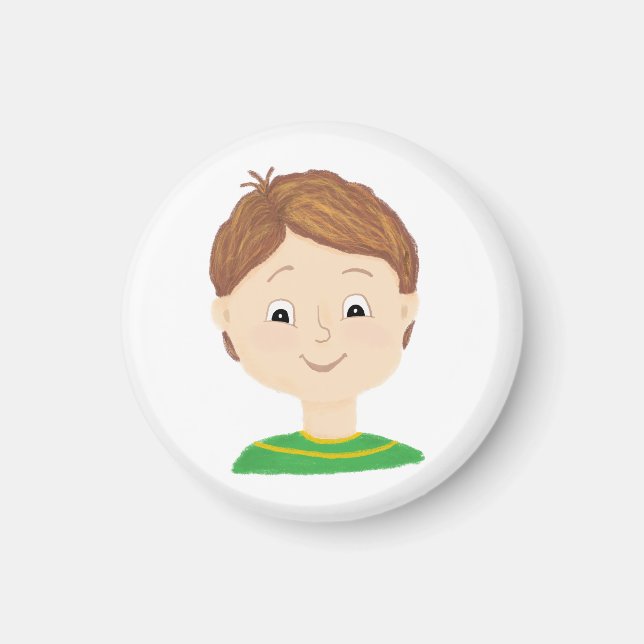 Imã Gráfico de Emoções de Meus Sentimentos (Frente)