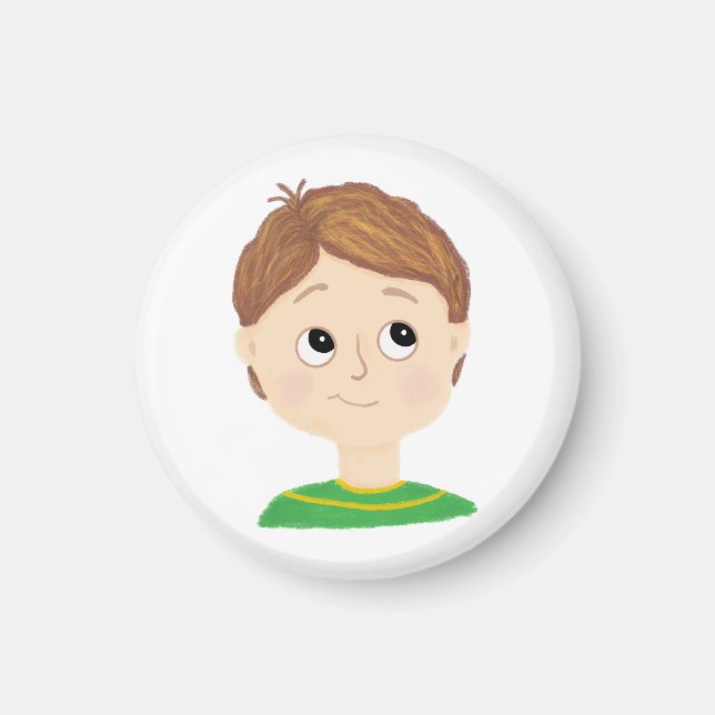 Imã Gráfico de Emoções de Meus Sentimentos (Frente)